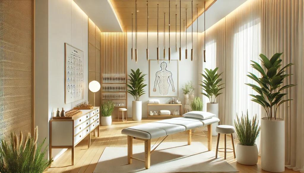 An acupuncture room